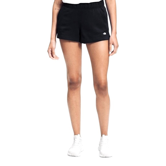 The North Face Half Dome Fleece Jersey Shorts in Black Size L - Picture 9 of 10